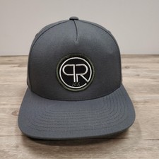 PR ATX Hat Cap Snap Back Mens Gray Green Logo Yupoong Classics Baseball