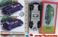 Volkswagen 1302 coccinelle bleu violette 80's majorette france 203 repro box