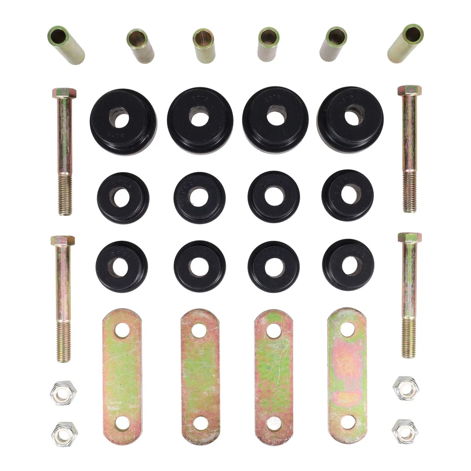 Juego de grilletes de resorte de hoja Polygraphite® 1967-1981 Pontiac Firebird NUEVO Foto 2 de 4