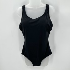SWIMSUITS FOR ALL Swimsuit One Piece Womens Size 16 Scoopneck Adjustable Straps