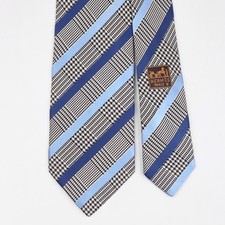 HERMES KRAWATTE 659153 T Hahnentritt blau ges...