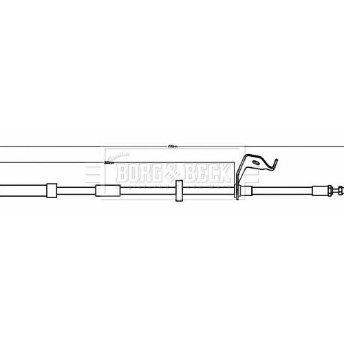 BORG & BECK Brake Hose BBH8780