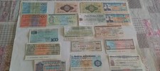 1976 -1977 Lot of 17 Collectible Mini Cheques as Pictured