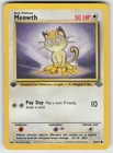 Pokemon 1st Edition Meowth Common  Jungle 56/64 NM