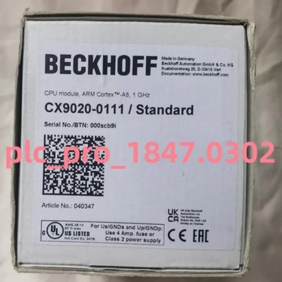 CX9020-0111 1PCS Brand New BECKHOFF CX9020-0111 PLC Module  Fast Shipment