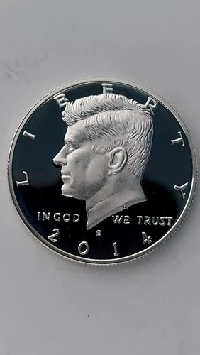 2014-S United States Proof Silver, Kennedy Half Dollar
