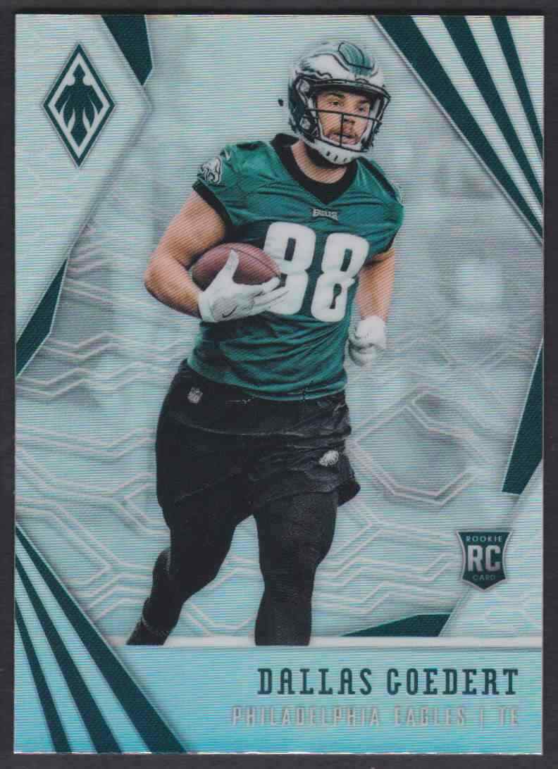 2018 PANINI PHOENIX ROOKIES DALLAS GOEDERT RC PHILADELPHIA EAGLES #199