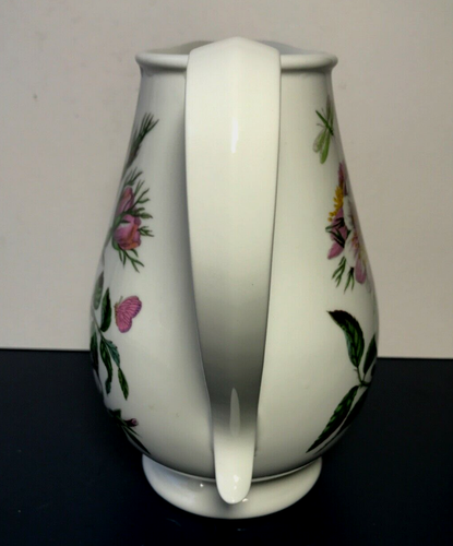 7" Portmeirion Botanic Garden England Dog Rose Pottery Floral Pitcher Jug - Picture 7 of 7