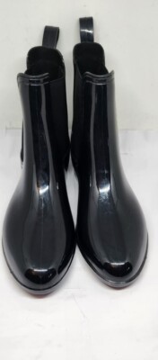 Mountain Warehouse Ladies Black PVC Ankle Wellies Waterproof - Main Image