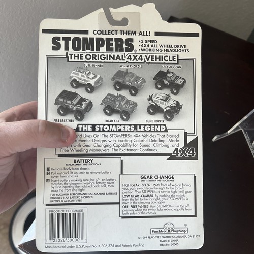 STOMPER 4x4 1997 FIRE BREATHER BLACK CHEVY BLAZER FACTORY SEALED PEACH TREE - Picture 4 of 8