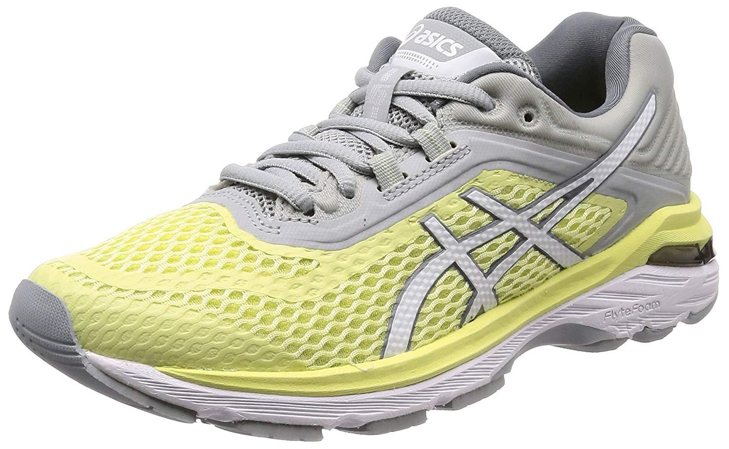 Zapatos De Entrenamiento Asics Dama GT-2000 New York 6 TJG777 blancoo Lima US7.5 (24.5cm) Zapatos De Entrenamiento Asics Dama GT-2000 New York 6 TJG777 blancoo Lima US7.5 (24.5cm)