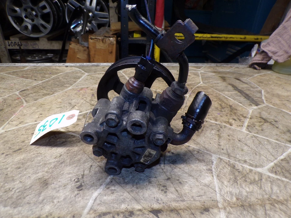 03-08 2003-2008 PONTIAC VIBE BOMBA DIRECCIÓN ASISTIDA MOTOR POLEA MONTAJE Foto 4 de 4