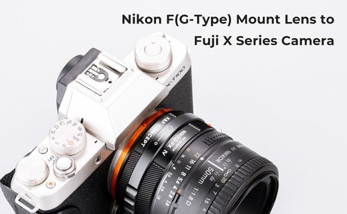 K&F Concept Adapter for Nikon F/D/G Lens to Fuji X Mount Camera X-Pro1,NIK(G)-FX - Picture 5 of 11