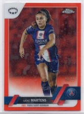 Lieke Martens 2022-23 Topps Chrome UEFA Womens Champions Orange Refractor #08/25
