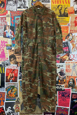 Vintage Mens Woodland Camouflage Utility Workwear Hunting Jumpsuit Coveralls