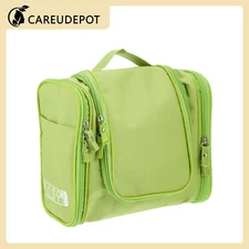 1Pcs Travel Makeup Bag Toiletry Organizer Bag Waterproof Oxford Cloth Green