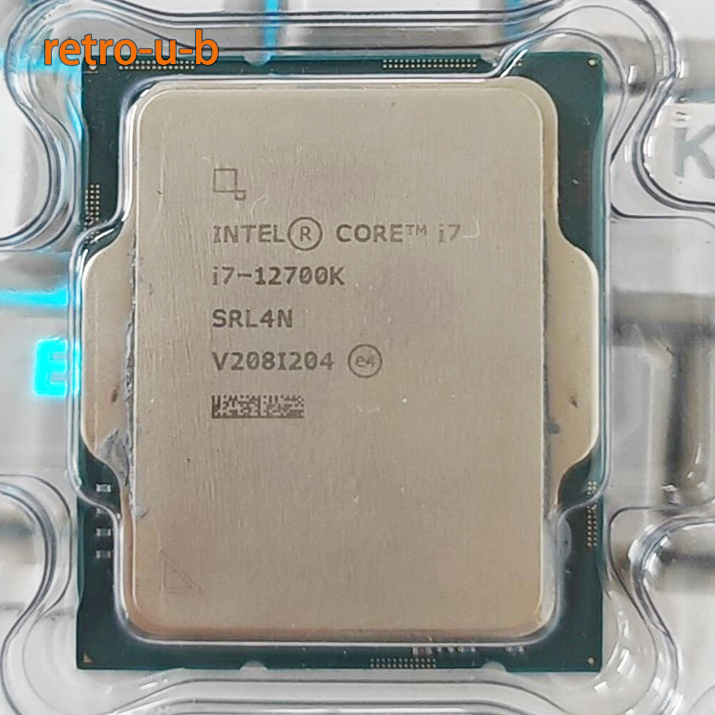 Intel Core i7-12700K FCLGA1700 2.7 GHz 12C/20T 25MB 125W CPU