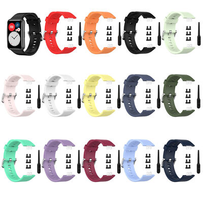 For Huawei Watch Fit Smart Watch Replacement Silicone Watch Band Strap Bracelet