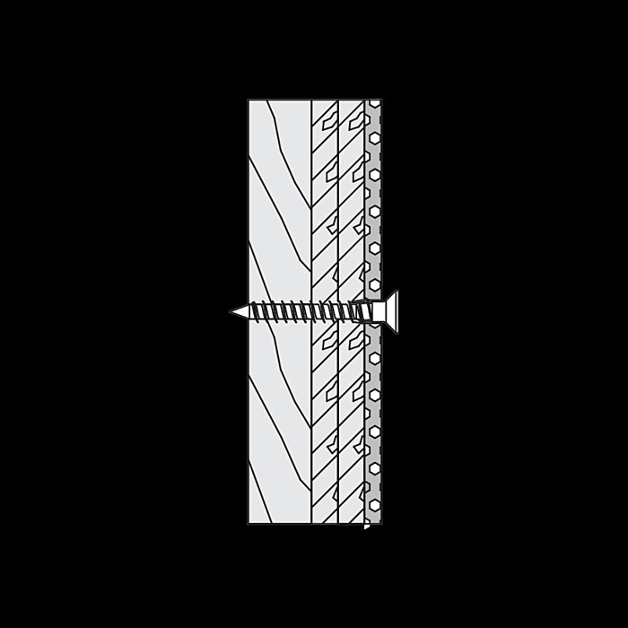 Система жизнеобеспечения Hewi Befestigung 802 BM123 Senkholzschraube 10 x 80