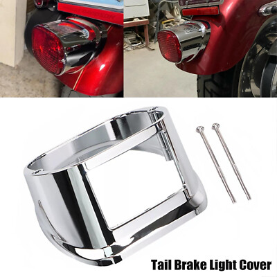 For Harley Softail Dyna Touring XL883 XL1200 Chrome Tail Brake