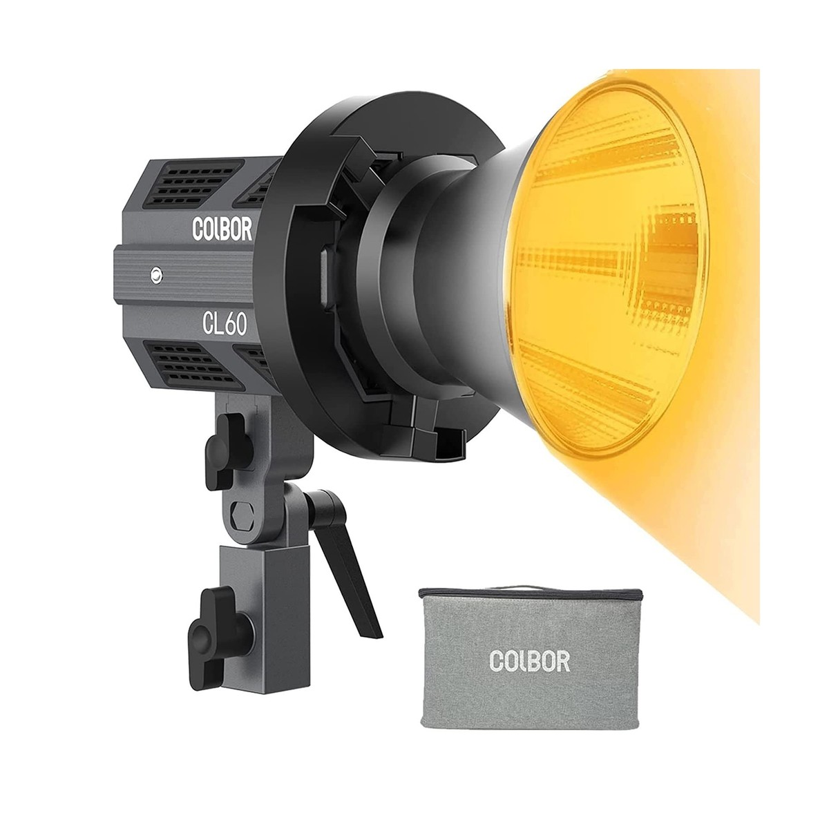 COLBOR CL60 COB Video Light,Power 65W,2700K to 6500K,CRI 97+ COLBOR CL60 COB Video Light,Power 65W,2700K to 6500K,CRI 97+