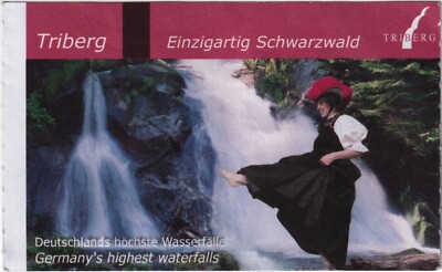 Germany -- Triberg, Waterfall -- Collectors Ticket, Used