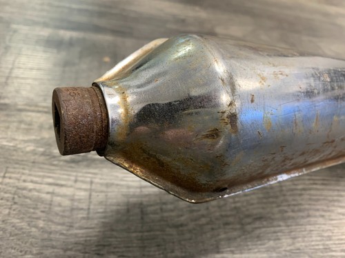 Honda 1970 1971 1972 CB100 CB 100 OEM Muffler Exhaust Header Head Pipe #27A * - Picture 3 of 21