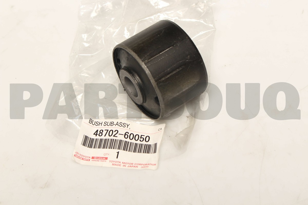 壺 48702-60060 Genuine Toyota BUSH SUB-ASSY, TRAILING ARM, NO.1