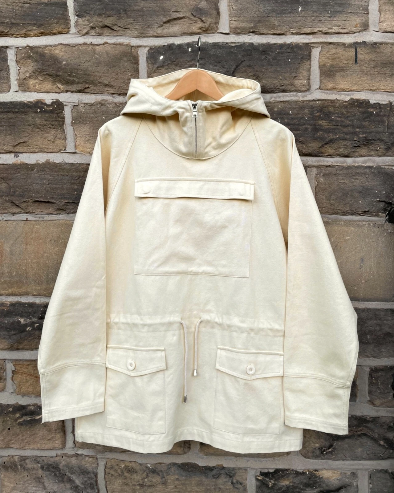 Pullover Cadet Smock Jacket Ecru Anorak 1960s Vintage Mod Style - Cotton Canvas
Opens in a new windo