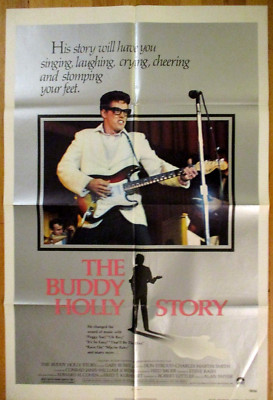 The Buddy Holly Story Original 1978 27 X 41 Movie Poster ! G. Busey D. Stroud