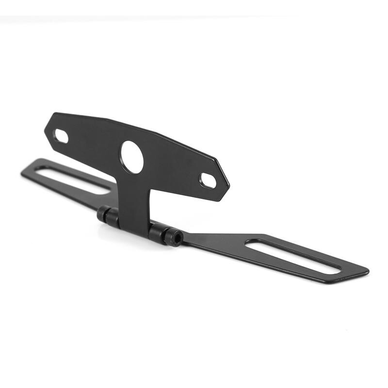 Motorbike Folding Number Plate / License Plate Bracket Tail Lights