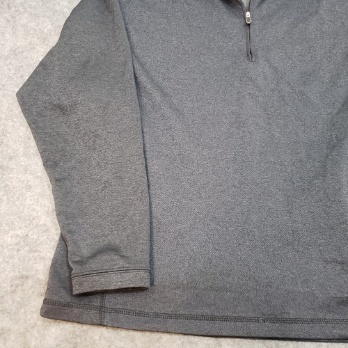 Felpa Pebble Beach Golf Performance Uomo XLarge Grigio Scuro 1/4 Zip Pullover - Foto 3 di 10