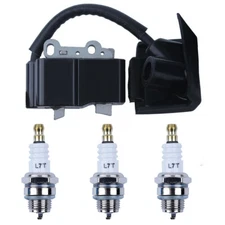 Ignition Coil Spark Plug Kt For Kawasaki TJ35 TJ35E KBL35 2 Cycle String Trimmer