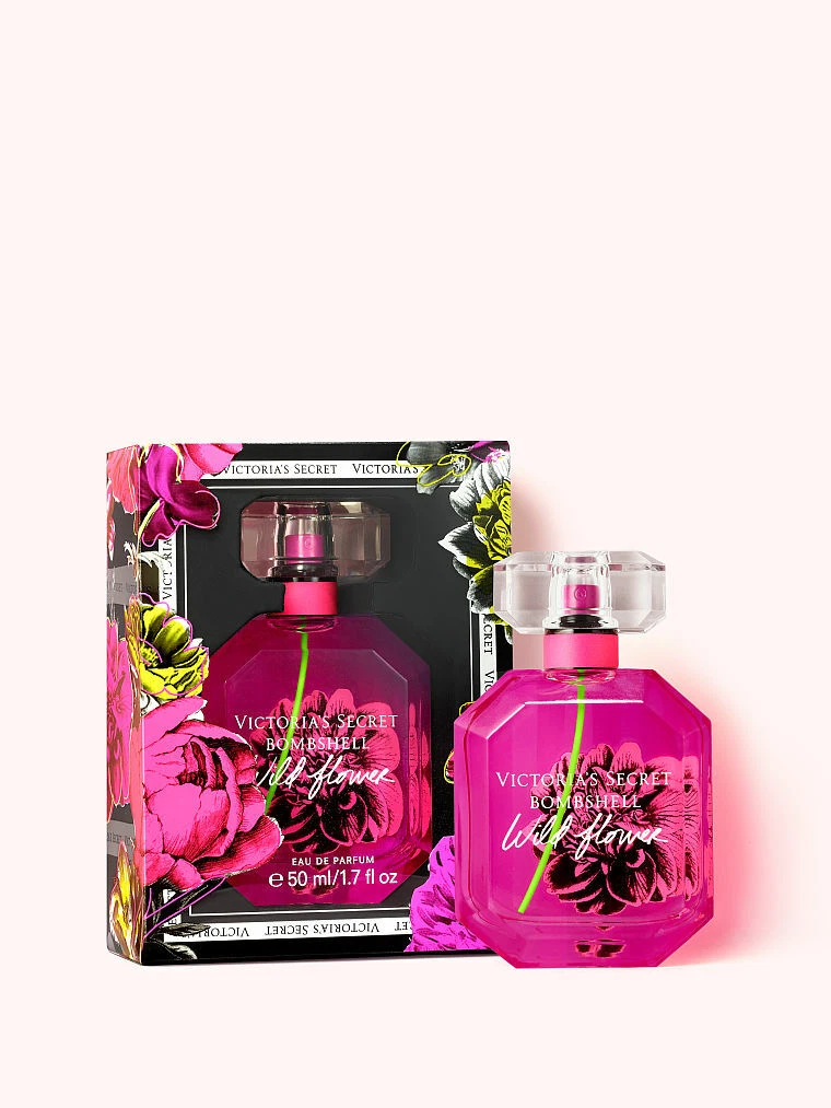 $55 VICTORIAS SECRET BOMBSHELL WILD FLOWER PERFUME EDP 1.7 oz 50ml Sealed New