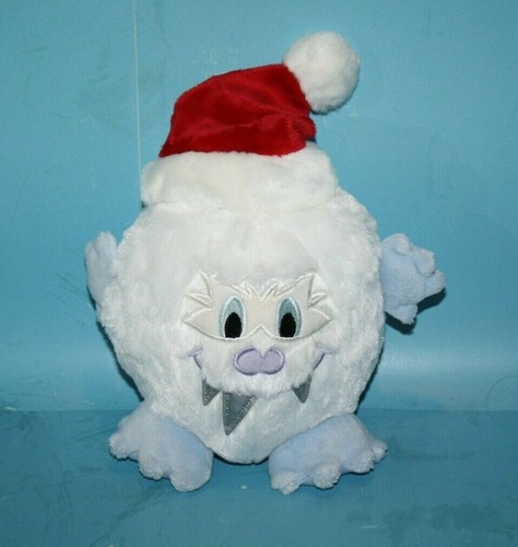 SANTA YETI White Blue Plush Red Stuffed 
