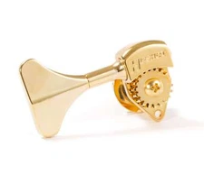 Hipshot Ultralite LIC Tuner HB6Y 3/8 Gold - Single Bass tuner. Treble side