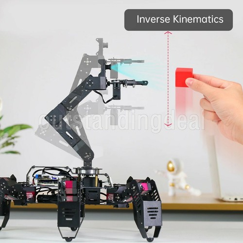 SpiderPi Pro Hexapod Robot Smart Robot w/ AI Robotic Arm for Raspberry Pi 4B 4GB - Bild 3 von 8