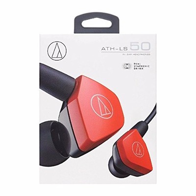 ⭐️⭐️⭐️⭐️⭐️Audio Technica ATH-LS50iS　赤 audio-technica ATH-LS50 RD Red Dynamic In-Ear Headphones NEW