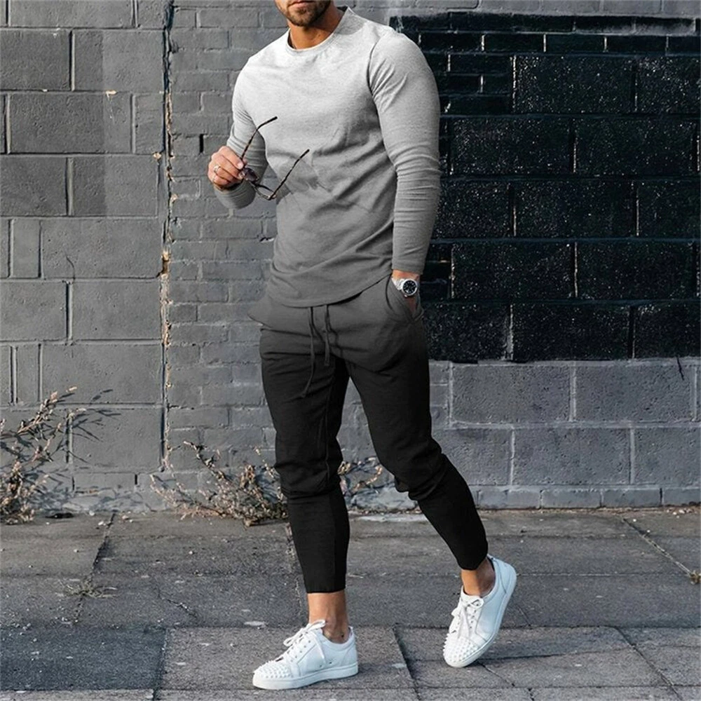 Held og lykke Gendanne couscous Men&#039;s Tracksuits 2 Piece Outfit Sweat Suit Casual Jogging Suits  Athletic Set | eBay