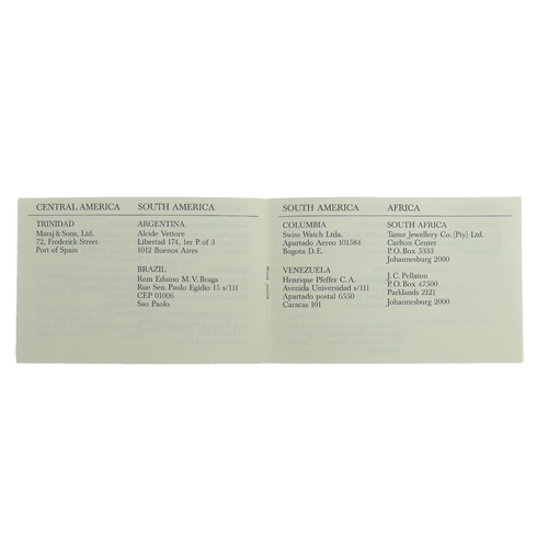 CONCORD INTERNATIONAL WATCH SERVICE BOOKLET - Picture 2 of 3