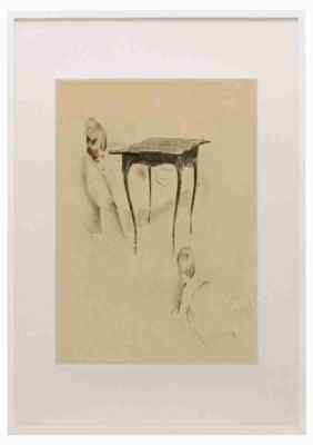 Helleu Paul Cesar Paul Helleu Peintre et Graveur 1913 Cache cache A3 A4 Framed