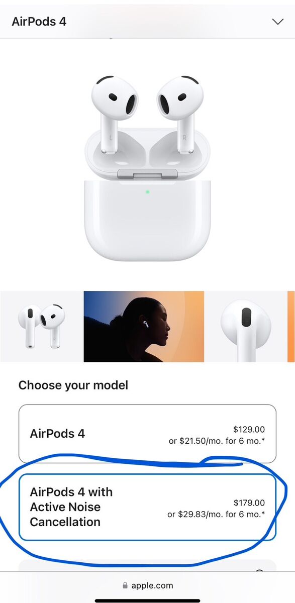 AirPods (4th Generation) with Active Noise Cancellation (ANC AirPods (4th Generation) with Active Noise Cancellation (ANC
