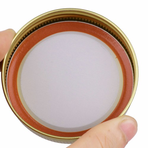 10x Tarro de albañil bucal regular/ancho tapas tipo dividido a prueba de fugas almacenamiento tapa sólida - Imagen 6 de 51