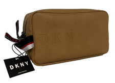 NWT DKNY Men s Dopp Kits Tan Toiletry Bag w D...