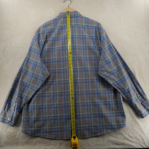 Daniel Crémieux Classics Men's Size XXL Gray Check Long Sleeve Casual Shirt - Picture 10 of 13