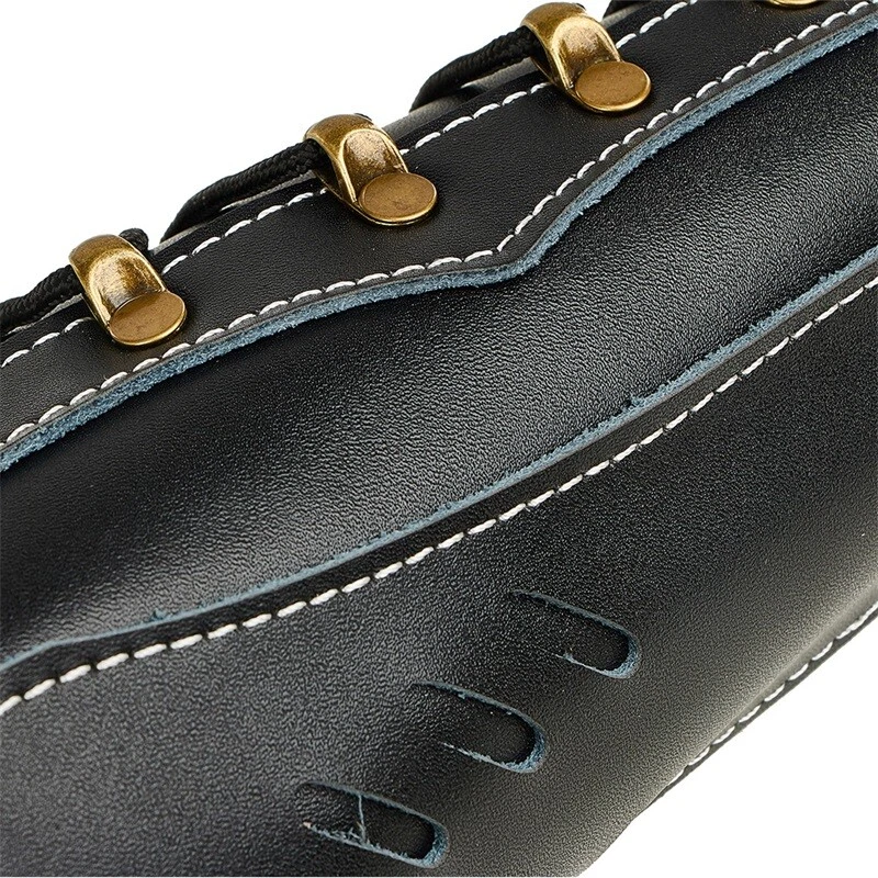 Genuine Leather Archery Arm Guard Protect Forearm for Bow Hunting Target Shoot - Image 4 of 4