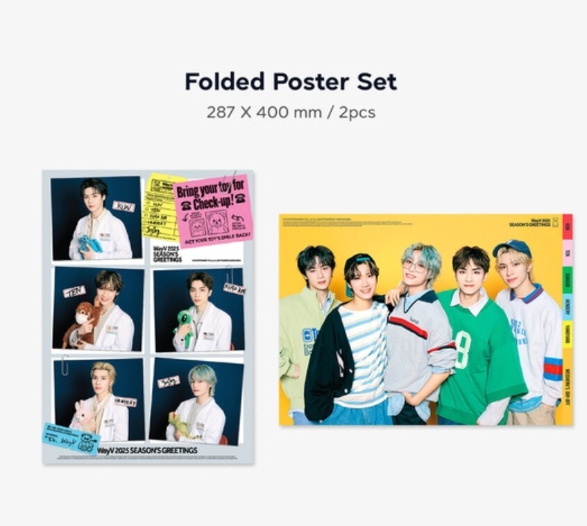 WayV 威神V NCT テン 2025 バースデーMD ポーチセット　トレカ NCT WAYV - 威神V PINK CHRISTMAS 2023 PHOTOCARD PACK RANDOM