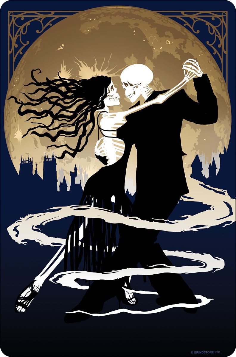 The Dance Of Eternity Small Tin Sign