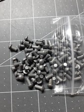 100 1/8" x 1/4" Solid Steel Round Head Rivets Steampunk Blacksmith armor