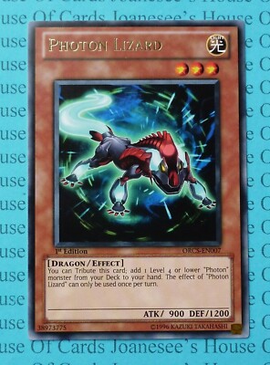 Photoneneidechse ORCS-DE007 Silber Rare Yu-Gi-Oh Karte 1. Auflage Neu